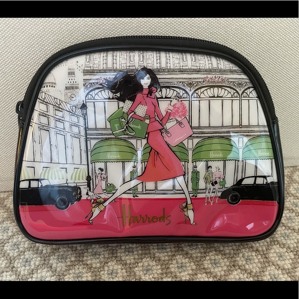 NWOT Harrods makeup bag